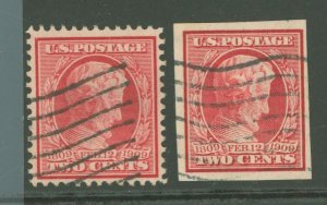 United States #367-368 Used Multiple