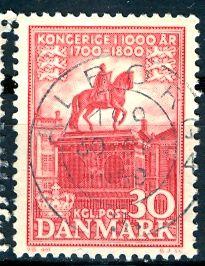 Denmark 1955: Sc. # 350: O/Used Single Stamp