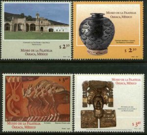 MEXICO 2084-2087, Opening Philatelic Museum, Oaxaca. MINT, NH. VF.