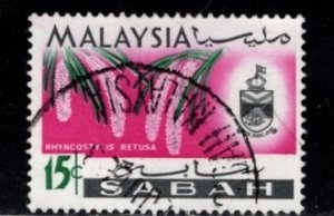 Malaysia - Sabah #22 Orchids Type - Used