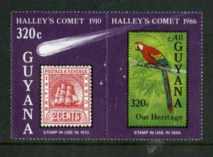 GUYANA 1461 PAIR   MNH  SCV $3.00  BIN $1.50