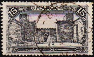 Morocco(French). 1917 15c S.G.128 Fine Used