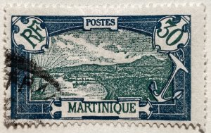 AlexStamps MARTINIQUE #80  Used