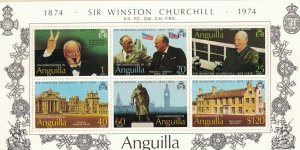 ANGUILLA # 198a,,1974, W. Churchill,mnh Cat $ 2.25