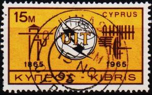 Cyprus.1965 15m S.G.262 Fine Used