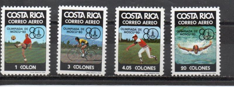 Costa Rica C782-C785 MNH