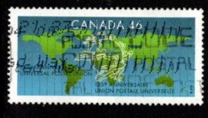 Canada - #1806 125th anniversary of the Universal Postal Union - Used