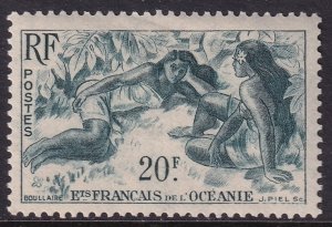 French Polynesia 1948 Sc 177 MH*