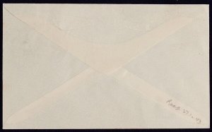 AUSTRALIA 1943 Kerang-Melbourne? intermediate First Flight Cover. AAMC 964a