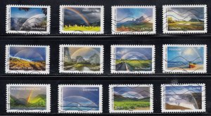 France 2023 Sc#6357-6368 Rainbows Around the World Used