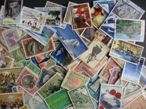 Collection breakup! GREECE 410 different old to 2010 issues,some mixed condition