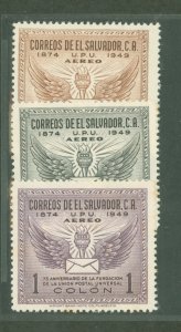 Salvador, El #C122-C124 Unused Single (Complete Set)