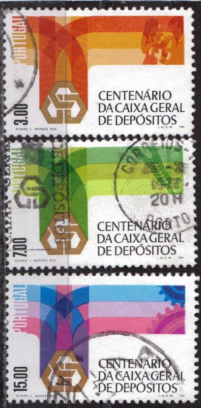 Portugal  Scott # 1304 - 1306 - Used