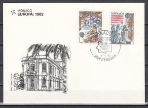 Monaco, Scott cat. 1329-1330. Europa issue. First day cover. ^