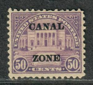 US Canal Zone Sc#80 M/H/F-VF, Cv. $75