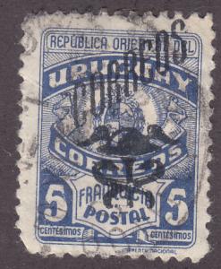 Uruguay 549 Coat of Arms O/P 1951