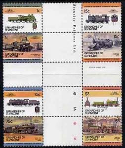 St Vincent - Grenadines 1985 Locomotives #3 (Leaders of t...