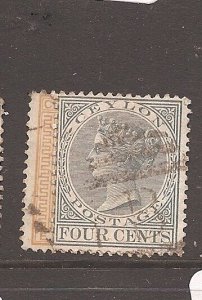 Ceylon 1872 SG 122,124 VFU (1asw) 