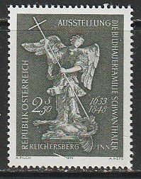 1974 Austria - Sc 987 - MNH VF - 1 single - St Michael by Schwanthaler