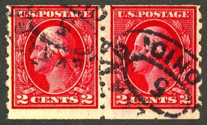 U.S. #444 USED PAIR