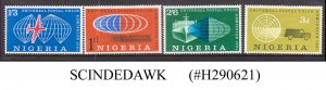 NIGERIA - 1961 ADMISSION TO UNIVERSAL POSTAL UNION UPU - 4V MH