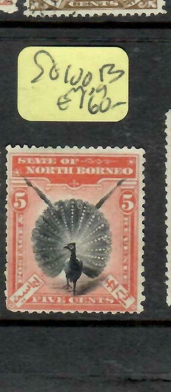 NORTH BORNEO  (P1805B)  5C  BIRD   SG 100B     MOG 