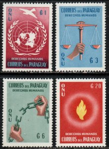 Paraguay Sc #565-568 Mint Hinged