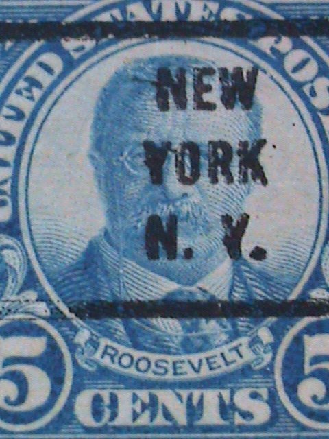 ​UNITED STATES 1923 SC#602 99 YEARS OLD-THEODORE ROOSEVELT PRECANEL COIL STRIP