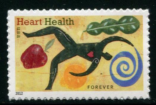 4625 US (45c) Heart Health SA, MNH