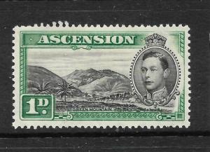 ASCENSION ISLAND  1938-53  1d   KGVI  PICTORIAL  MLH    SG 39