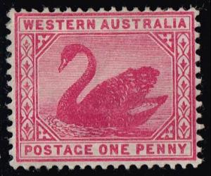 Australia-Western Aust. #73 Swan; Unused (7.75)