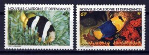 New Caledonia C193-C194 MNH Marine Life Aquarium Fish ZAYIX 0524S0394