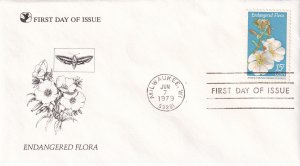 1979, Endangered Flora-Antioch Dunes Primrose, RD, FDC (E11520)