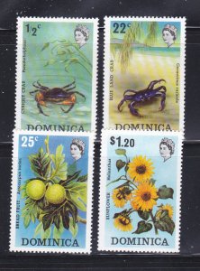 Dominica 368-371 Set MH Various