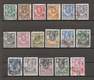 NORTHERN RHODESIA 1925/29 SG 1/17 USED
