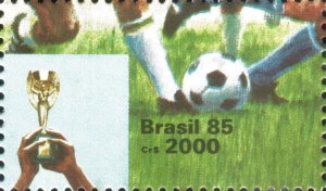 Brazil 1985 MNH Stamps Scott 2008a Sport Football Soccer
