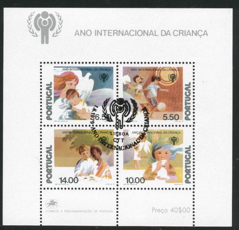 PORTUGAL Scott 1428a CTO 1979 International year of Child