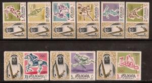 FUJEIRA 1964 SHEIK HAMAND SPORT SC # 19-27 MNH