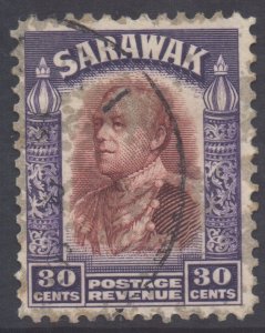 Sarawak Scott 127 - SG118, 1934 Sir Charles Vyner Brooke 30c used