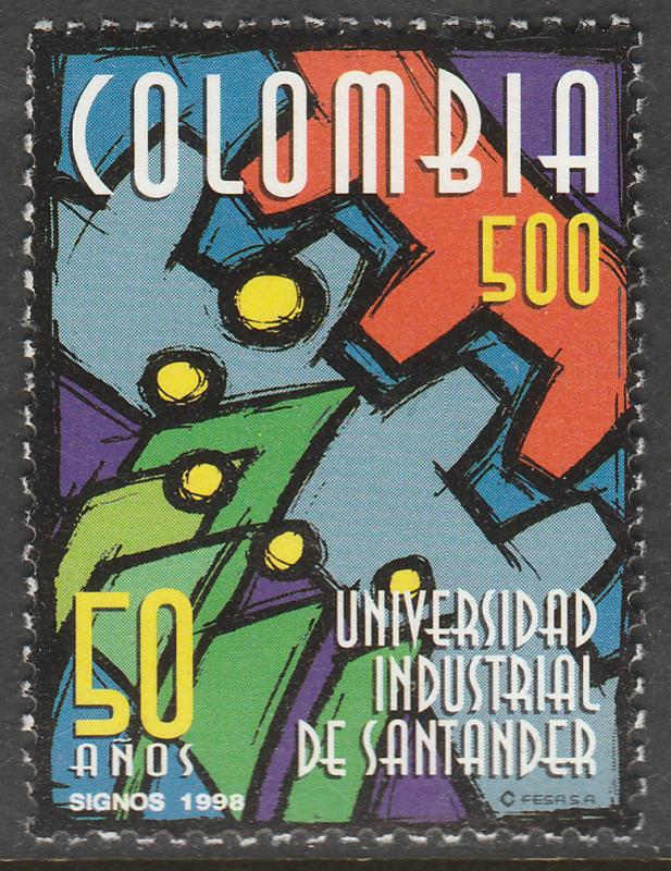 COLOMBIA 1142, SANTANDER IND. UNIVERSITY ANNIVERSARY. MINT, NH. F-VF. (536)