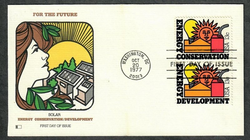 1723 - 1724 Energy Unaddressed Fleetwood FDC