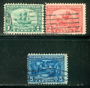 United States Scott # 548 - 550, used
