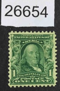 US STAMPS #300 MINT OG NH  LOT #26654