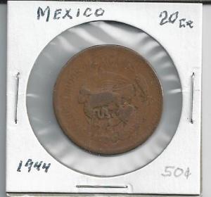 Mexico 1944 20 cen 