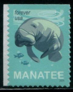 5851 US (68c) Save Manatees SA, MNH bklt sgl