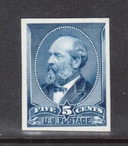 USA #216P4 XF Proof On Card 