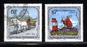 Austria 1998  Scott #1752-3 used