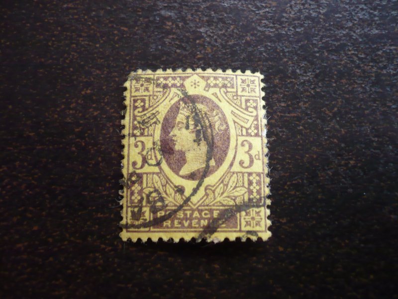 Stamps - Great Britain - Scott# 115 - Used Part Set of 1 Stamp