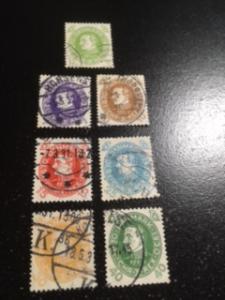 Denmark sc 210,211,213,214,216,217,219 u cancels