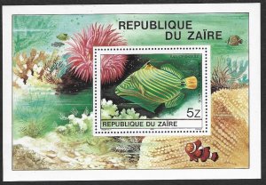 Zaire #981A, Fish, M-NH**-